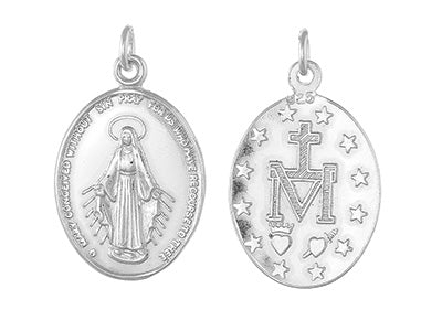 STERLING SILVER MIRACULOUS MEDAL