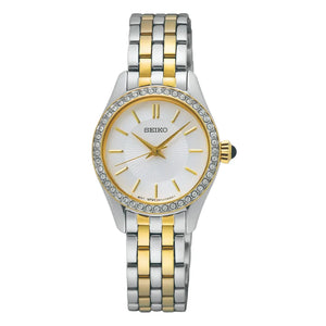 Seiko Ladies White Dial Two Tone Stainless Steel Bracelet Watch