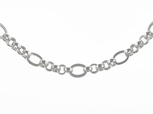 SILVER 7.4MM HANDMADE NECKLACE