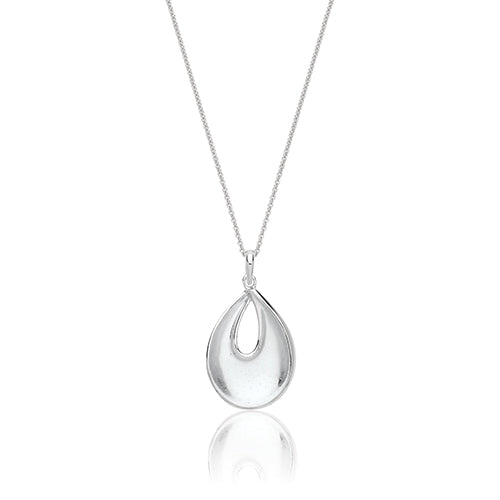 Sterling Silver CZ Pendant & Chain