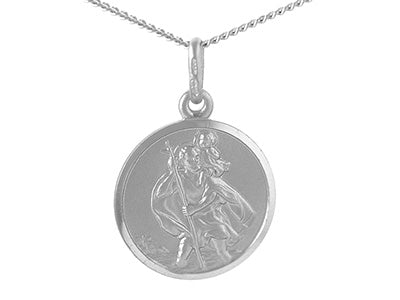 SILVER 16MM ST.CHRISTOPHER DISC.