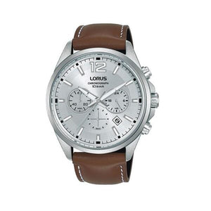 Lorus Gent's Sports Brown Leather Chronograph