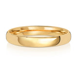 18ct Yellow Gold 3mm Court Wedding Ring
