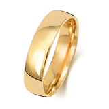 18ct Yellow Gold 5mm Court Wedding Ring
