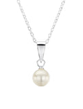 Jo For Girls sterling silver freshwater pearl pendant